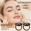 Tianwei Cross-border OK English Version Matte, Fine, smooth, clear, natural, long-lasting, setting and concealer powder compact Specification image